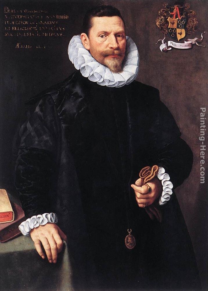 Frans Pourbus the Younger Portrait of Petrus Ricardus